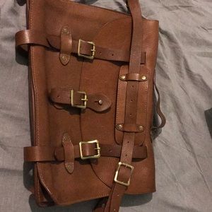 J.Crew Montague Leather Briefcase